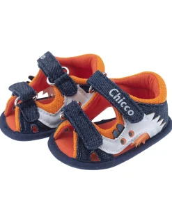 Chicco Scarpine E Calze-Sandalo Oley Jeans Dettagli Orange