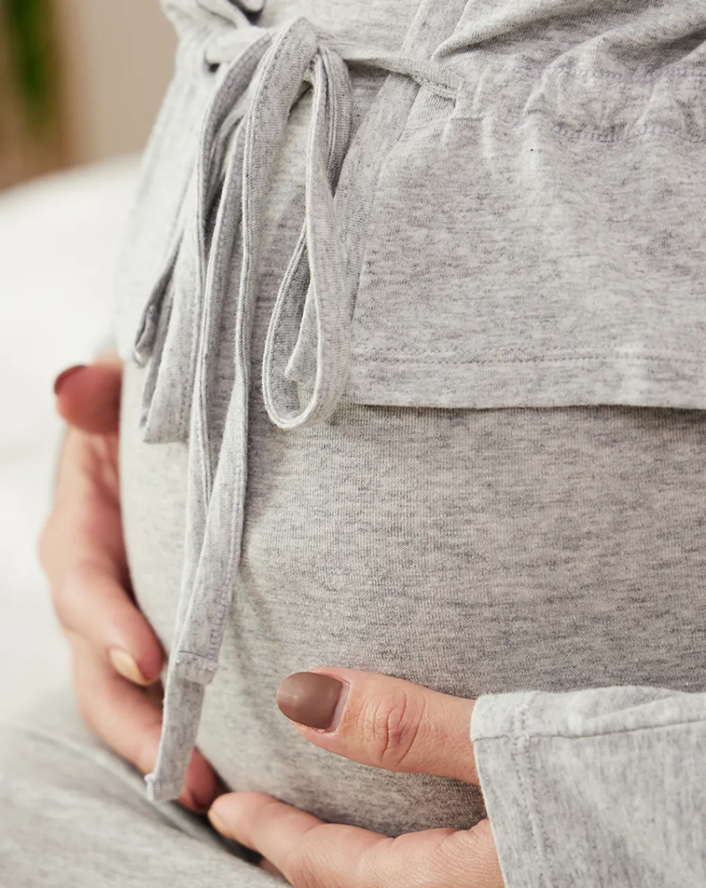 Prenatal Vestaglie-Scaldacuore Premaman Con Pizzo