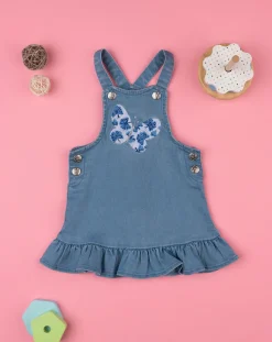 Prenatal Vestiti E Completi-Scamiciato Bimba Denim Soft Blue
