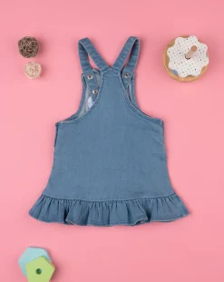 Prenatal Vestiti E Completi-Scamiciato Bimba Denim Soft Blue