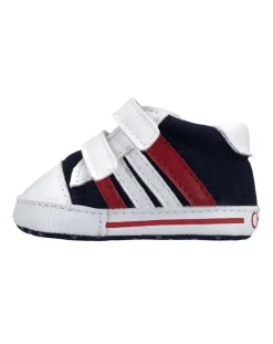Chicco Scarpine E Calze-Scarpa Neko Bianca Blu E Rossa