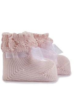 Prenatal Scarpine E Calze-Scarpa Tricot Con Fiocchetto