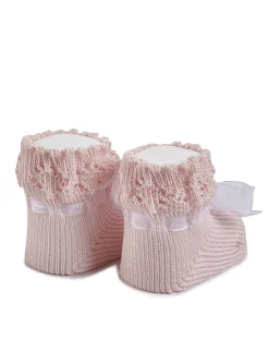 Prenatal Scarpine E Calze-Scarpa Tricot Con Fiocchetto