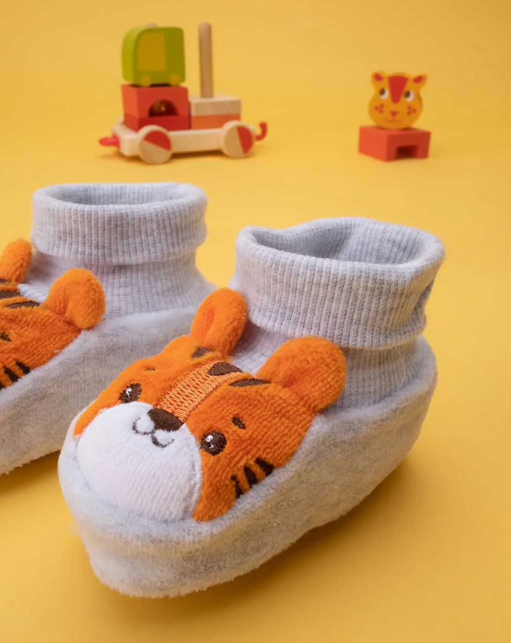 Prenatal Scarpine E Calze-Scarpe Ciniglia "Tigre” Bimbo