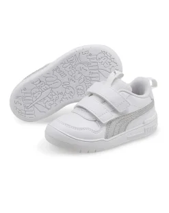 Puma Scarpe-Scarpe Da Ginnastica Bianche Primi Passi Da Bambina Multiflex Glitz Fs V Inf