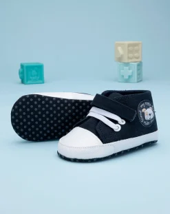 Prenatal Scarpine E Calze-Scarpine Neonato Blu Bulldog
