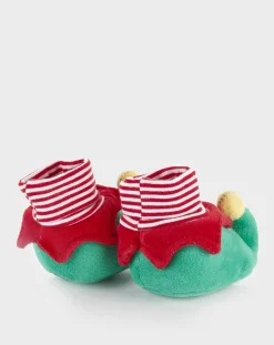 Prenatal Scarpine E Calze-Scarpine Neonato Natale Elfo