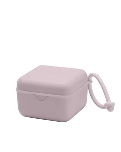 BIBS Portasucchietti E Catenelle-Scatola Porta Ciuccio Dusky Lilac -