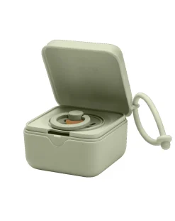 BIBS Portasucchietti E Catenelle-Scatola Porta Ciuccio Salvia -