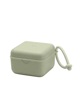 BIBS Portasucchietti E Catenelle-Scatola Porta Ciuccio Salvia -
