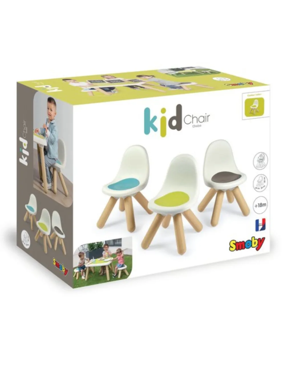 Smoby Centri Attivita Sabbiere Tavoli E Sedie-Sedia Kid - Colori Assortiti -