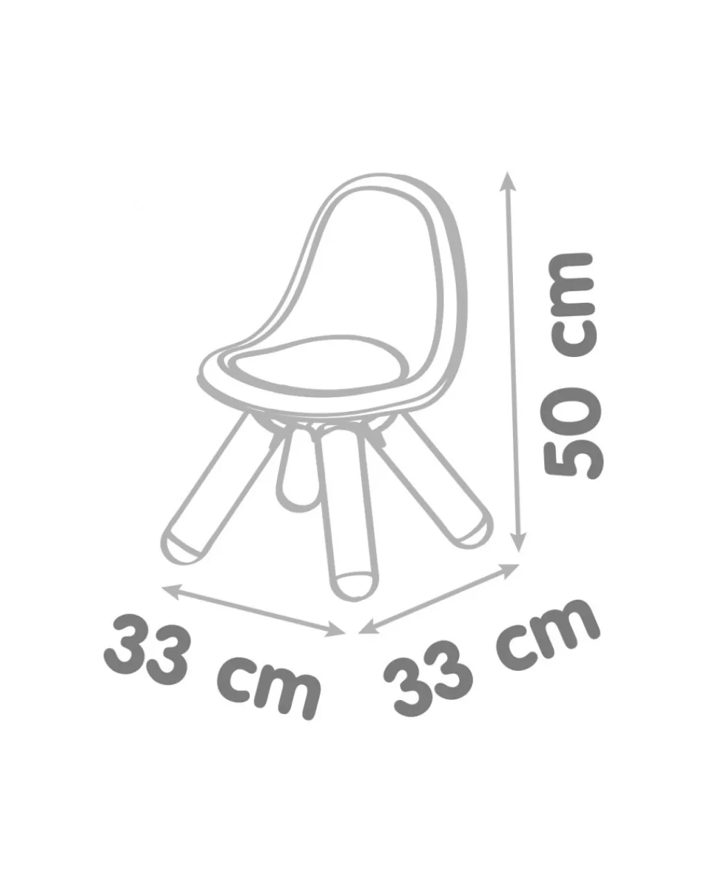 Smoby Centri Attivita Sabbiere Tavoli E Sedie-Sedia Kids Furniture Blu -