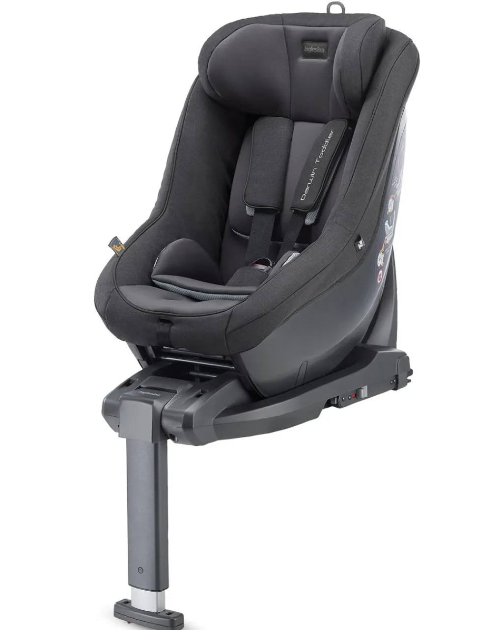 Inglesina Gruppo 18 Kg-Seggiolino Auto Darwin Toddler I-Size Colore Mystic Black -