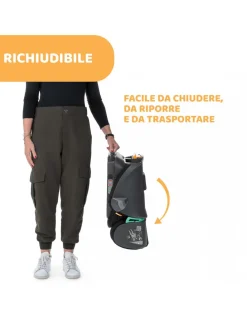 Chicco Gruppo 36 Kg-Seggiolino Auto Fold&Go I-Size Black -