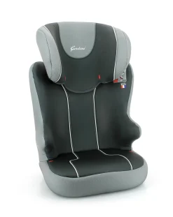 Giordani Gruppo 36 Kg-Seggiolino Auto Gr. 2/3 Basic Schienale Grigio/Nero -