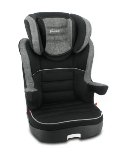 Giordani Gruppo 36 Kg-Seggiolino Auto Indianapolis (Gruppo 2/3) Grigio/Nero -