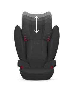 Cybex Gruppo 36 Kg-Seggiolino Auto Solution B2-Fix Volcano Black(Gr. 2/3) -
