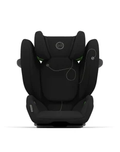 Cybex Seggiolini I Size-Seggiolino Auto Solution G I-Fix Moon Black -