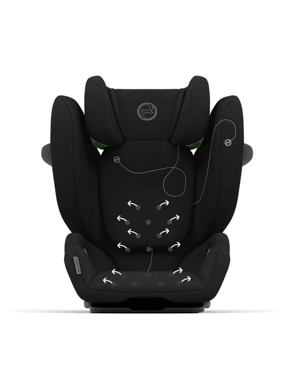 Cybex Seggiolini I Size-Seggiolino Auto Solution G I-Fix Moon Black -