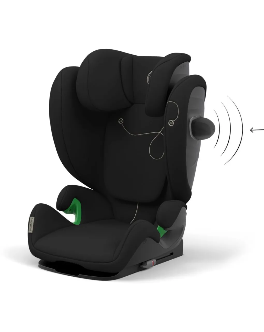 Cybex Seggiolini I Size-Seggiolino Auto Solution G I-Fix Moon Black -
