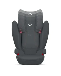 Cybex Gruppo 36 Kg-Seggiolino Auto Solution B2-Fix Steel Grey (Gr. 2/3) -