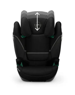 Cybex Seggiolini I Size-Seggiolino Auto Solution S2 I-Fix Moon Black -