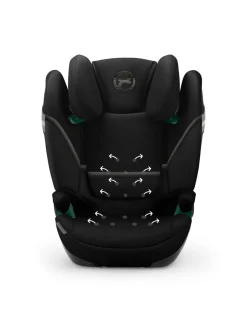 Cybex Seggiolini I Size-Seggiolino Auto Solution S2 I-Fix Moon Black -