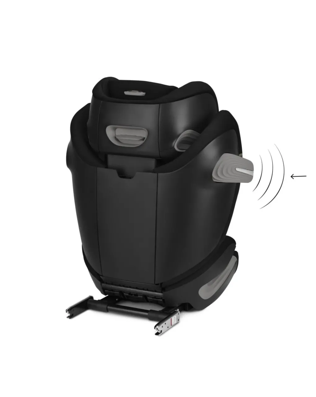 Cybex Seggiolini I Size-Seggiolino Auto Solution S2 I-Fix Moon Black -