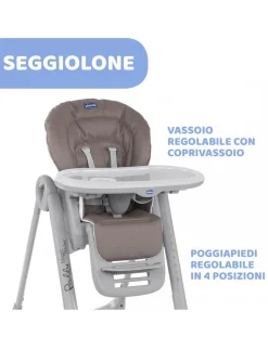 Chicco Seggioloni Pappa-Seggiolone Polly Magic Cocoa