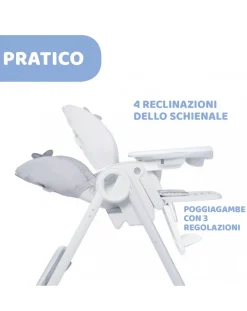 Chicco Seggioloni Pappa-Seggiolone Polly2Start Dots