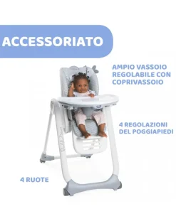 Chicco Seggioloni Pappa-Seggiolone Polly2Start Dots
