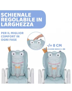 Chicco Seggioloni Pappa-Seggiolone Polly2Start Froggy