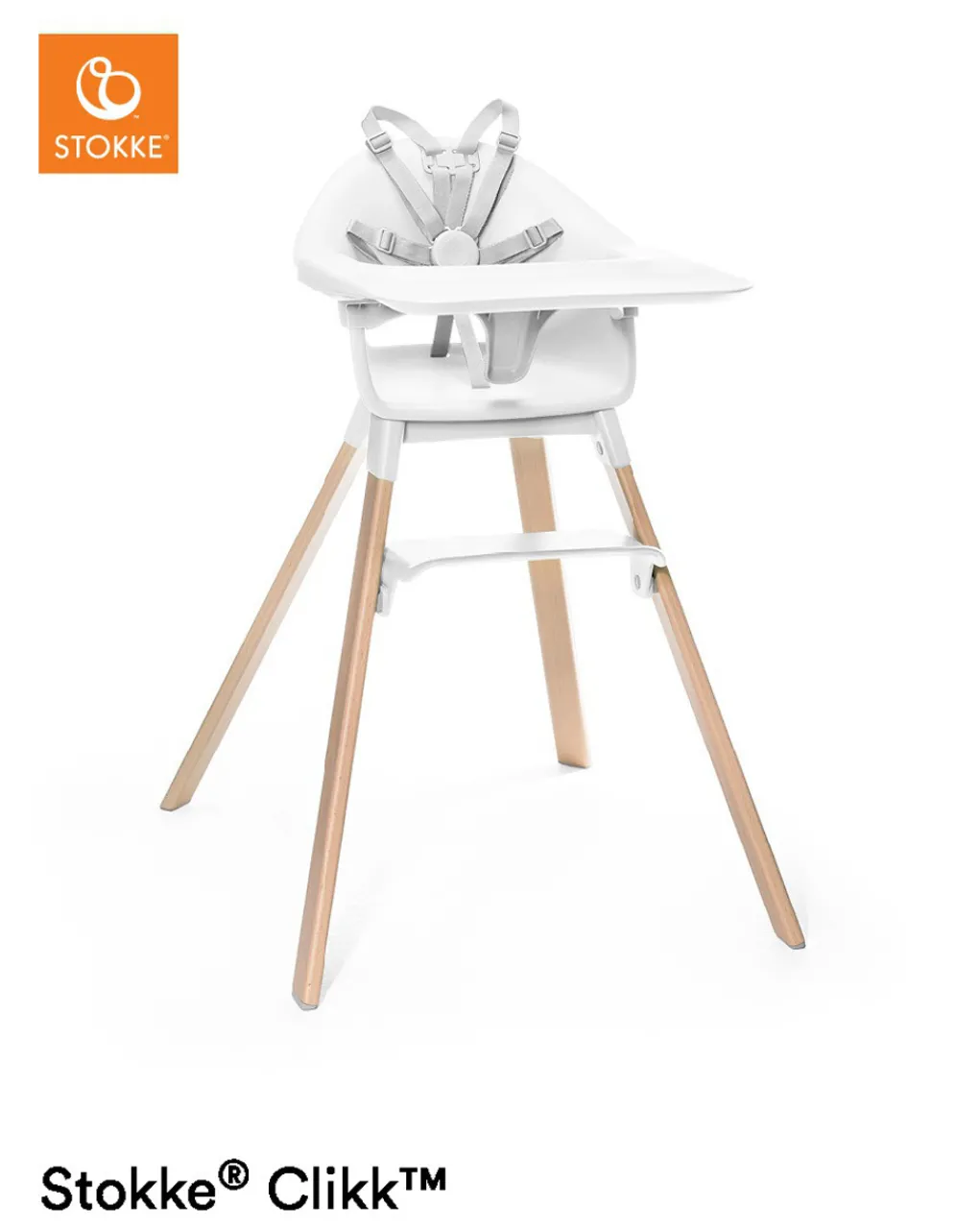 Stokke Seggioloni Pappa-Seggiolone ? Clikk? - White