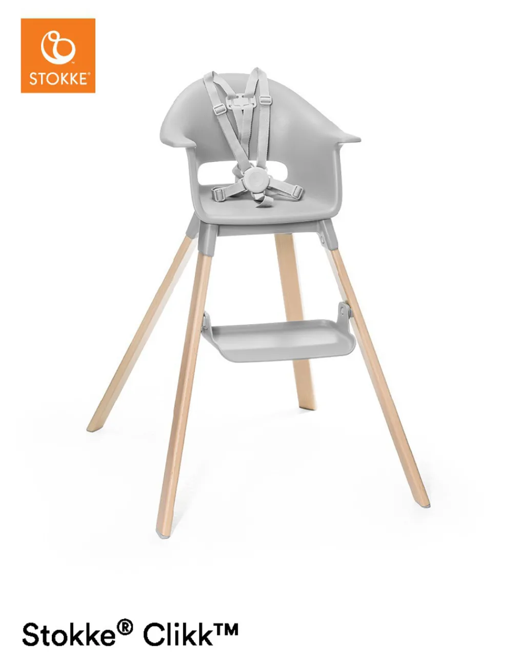 Stokke Seggioloni Pappa-Seggiolone ? Clikk? - Cloud Grey