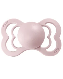 BIBS Succhietti-Set 2 Ciucci Tettarella Simmetrica In Gomma Naturale 0/6 Mesi - Colore Haze E Rosa -