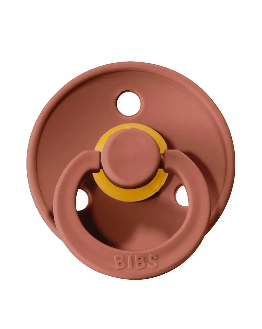 BIBS Succhietti-Set 2 Ciucci Tettarella Tonda In Gomma Naturale 6/18 Mesi - Colore Woodchuck E Hunter Green -