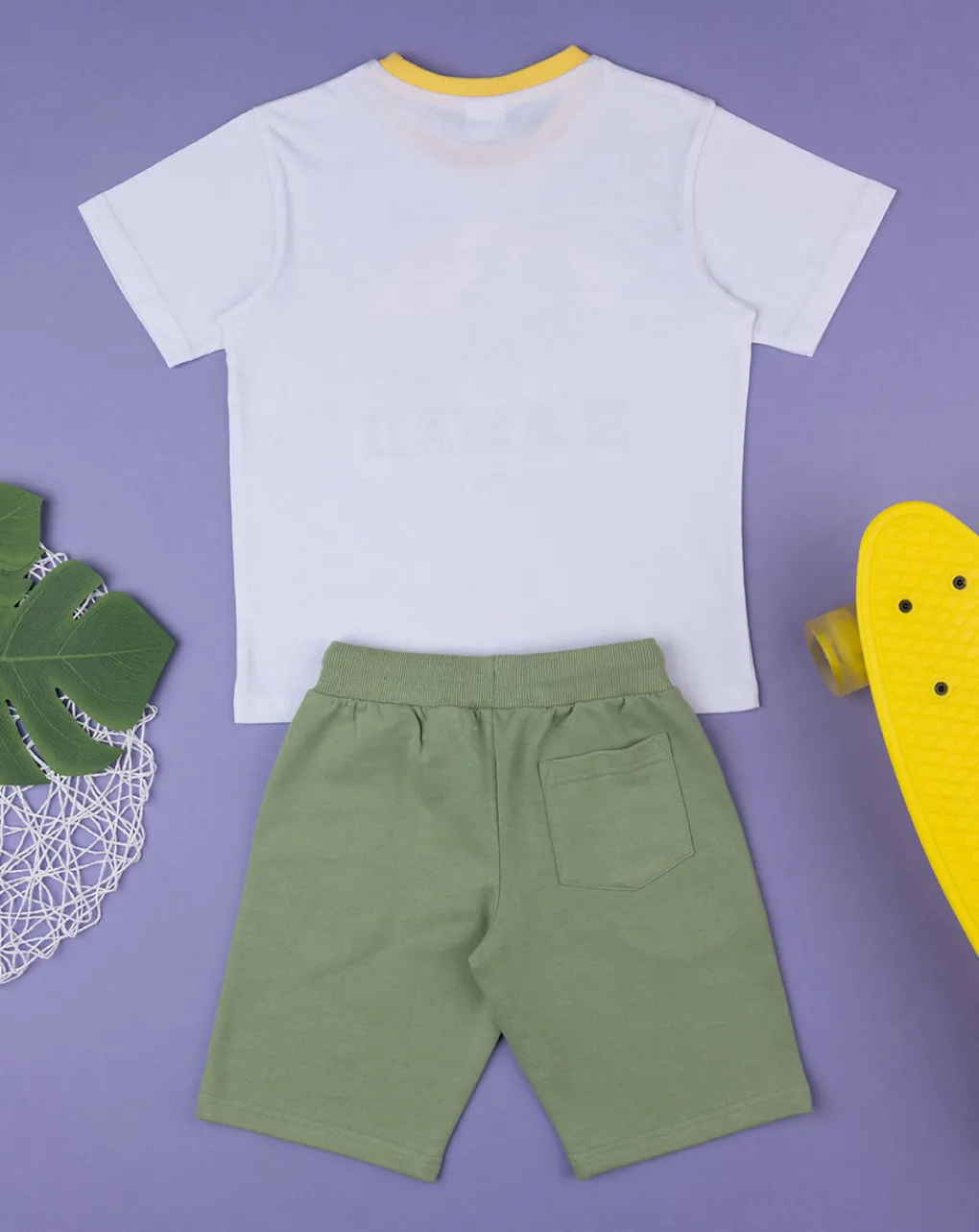 Prenatal Completi-Set 2 Pezzi Bambino T-Shirt + Shorts "Tropical”