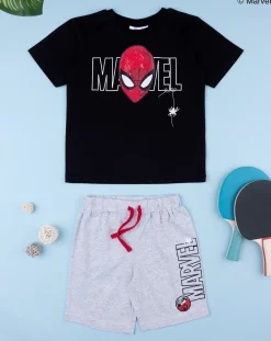 Prenatal Completi-Set 2 Pezzi Bambino T-Shirt E Shorts Spiderman