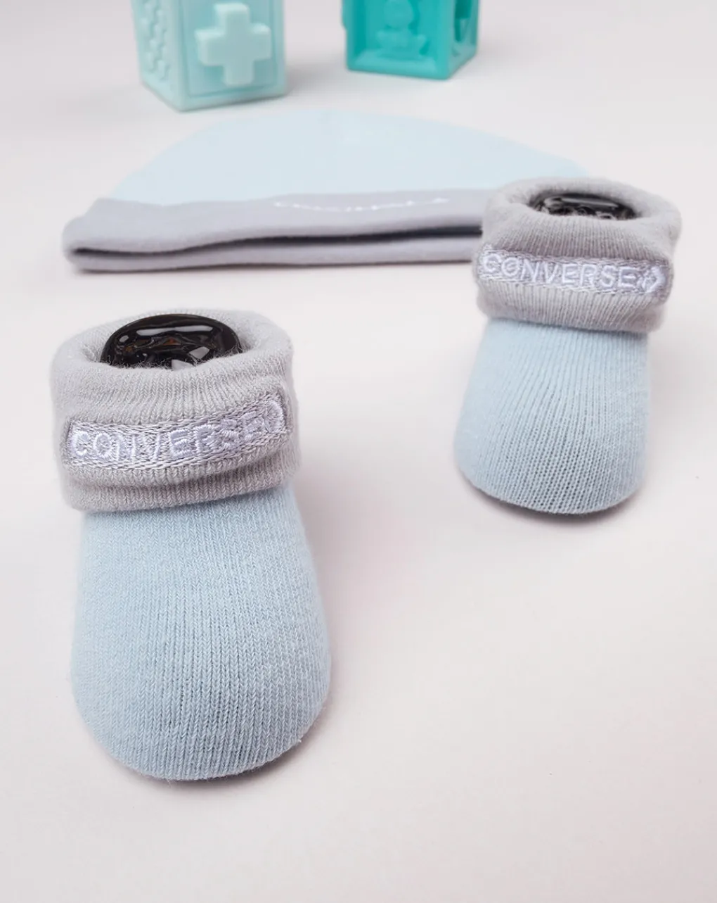 Converse Accessori Neonato-Set 3 Pezzi Neonato Cappellino + Body + Scarpe