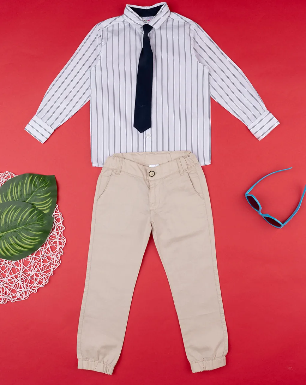 Prenatal Completi-Set Cerimonia Bambino Con Cravatta