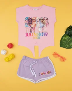 Prenatal Vestiti E Completi-Set Due Pezzi Bambina Rainbow High