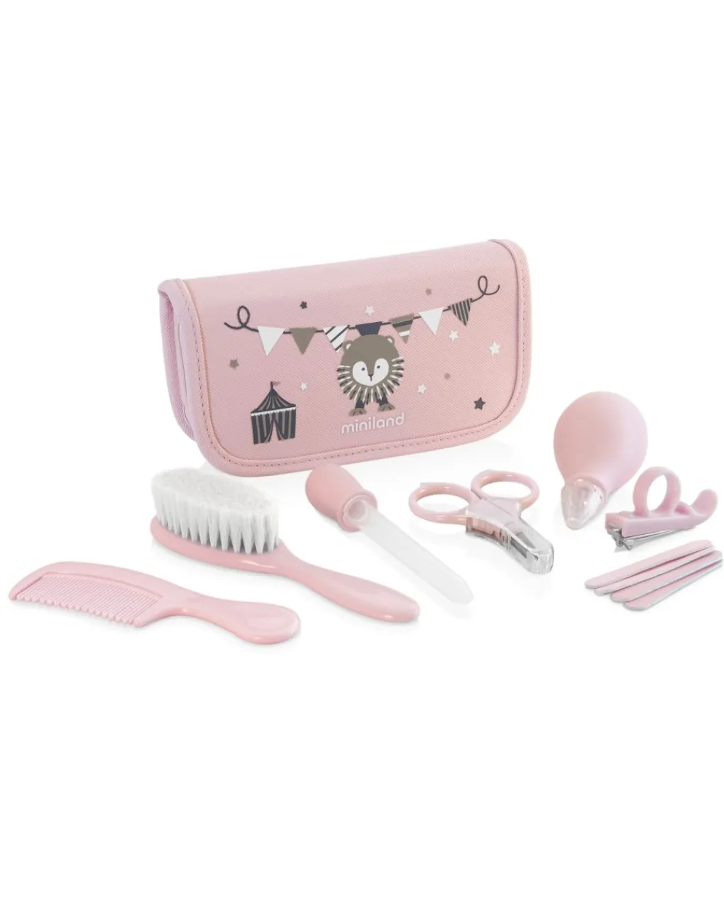 Miniland, Prenatal Accessori E Set-Set Igiene Baby - Rosa