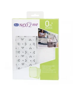 Chicco Complementi D'Arredo-Set Lenzuola Culla 2 Pz Next2Me Panda