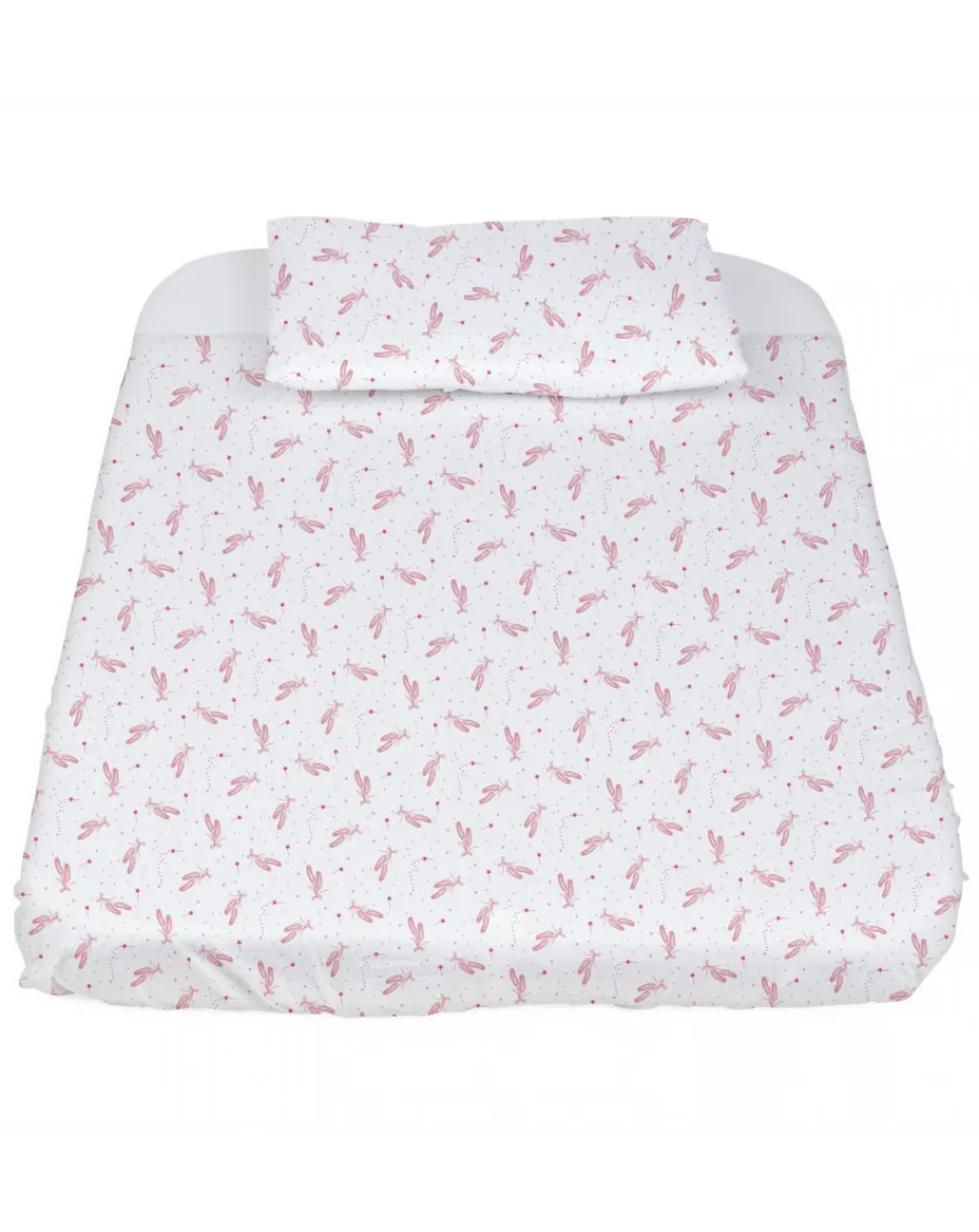 Chicco Complementi D'Arredo-Set Lenzuola Culla 3 Pz Next2Me Pink Ballet