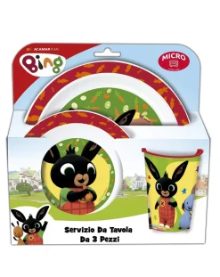 Oled Piatti E Posate-Set Pappa 3 Pezzi Bing