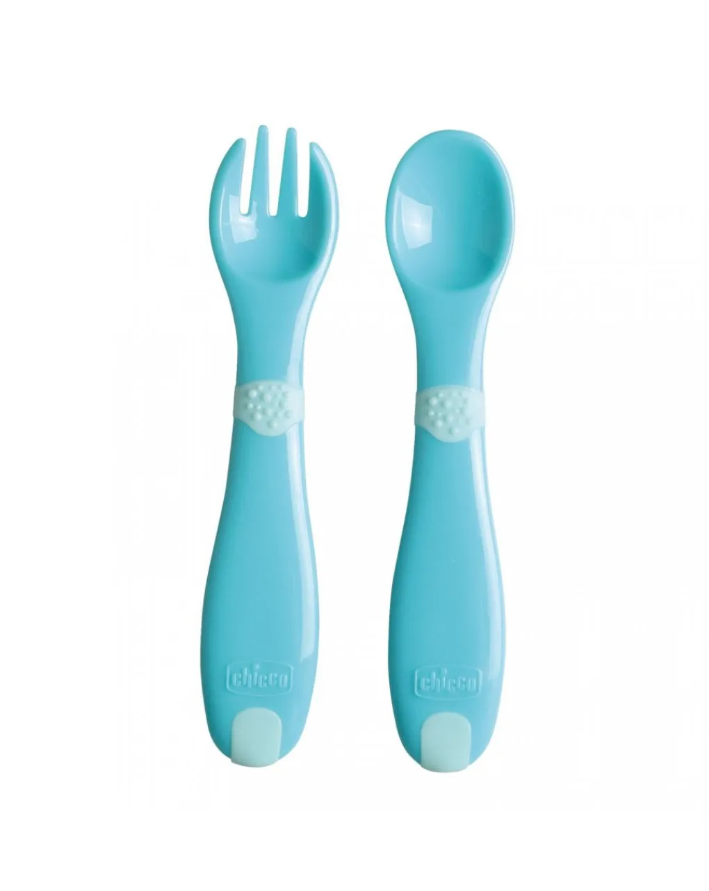 Chicco Piatti E Posate-Set Pappa 12M+ Azzurro