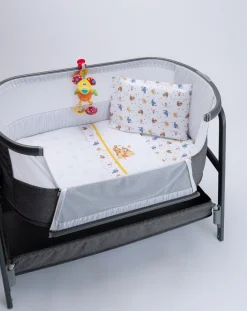 Prenatal Lenzuola E Trapunte-Set Universale Culla Girl "Winnie The Pooh”