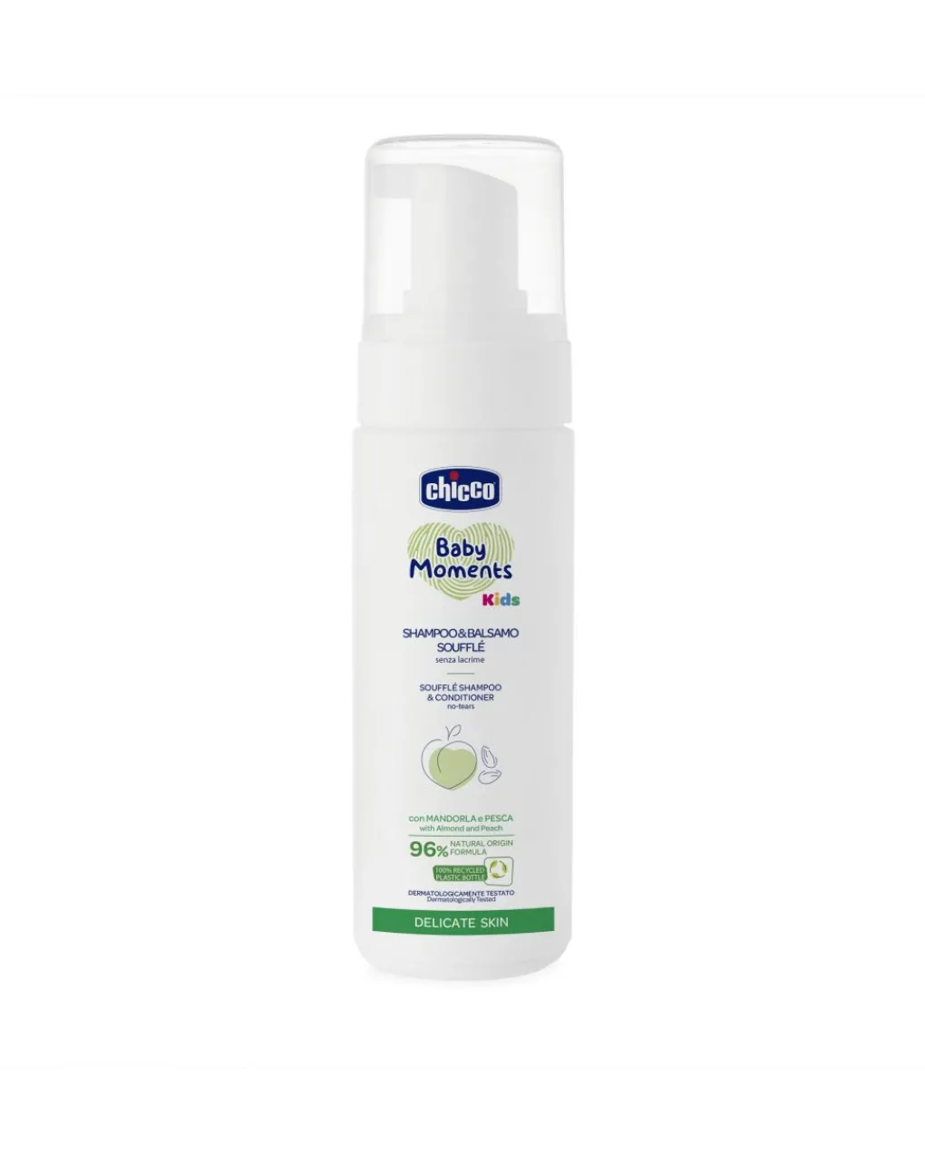 Chicco Saponi E Bagnoschiuma-Shampoo & Balsamo Souffle Delicate Kids