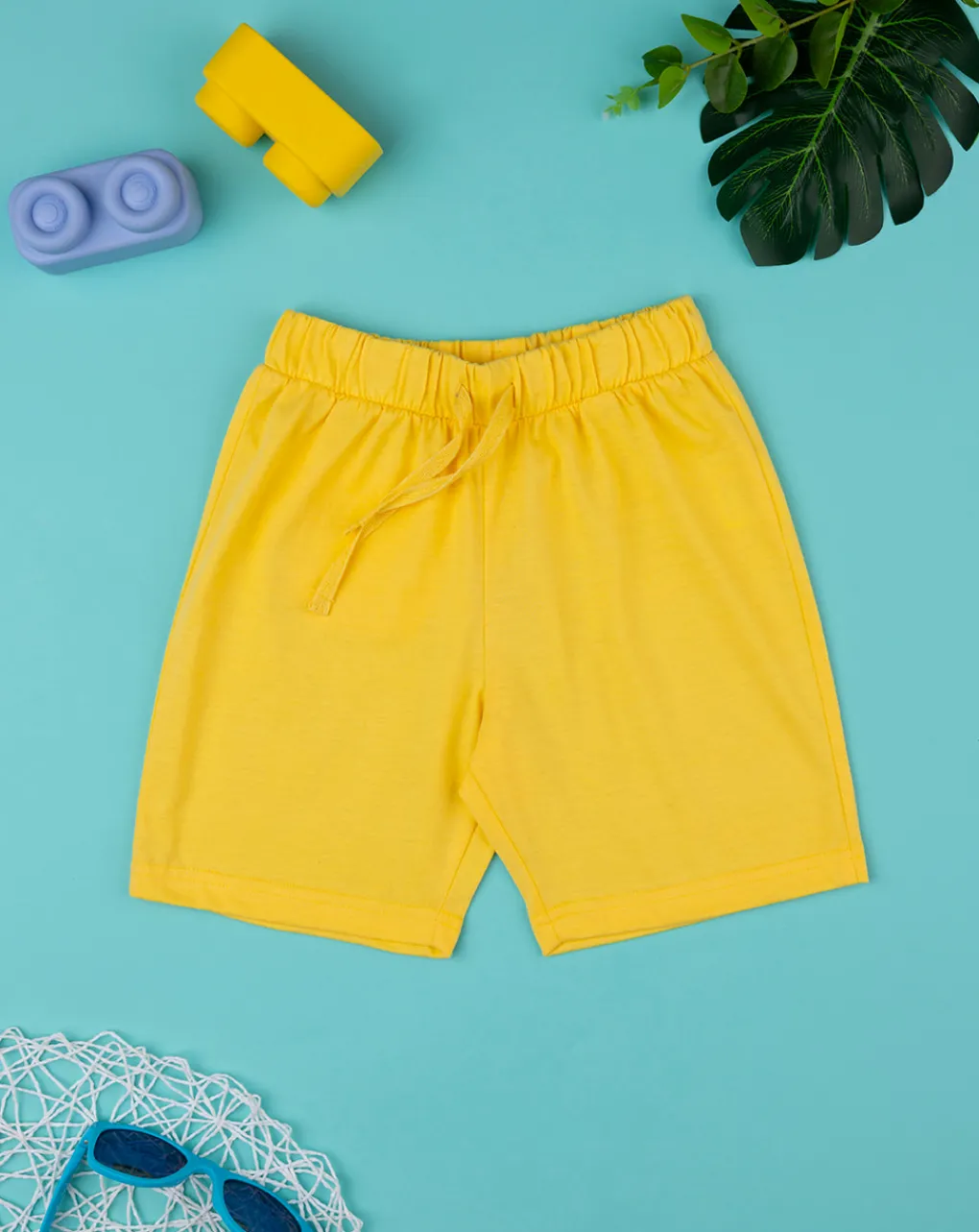 Prenatal Jeans Pantaloni E Salopette-Short Bimbo Bermuda Giallo