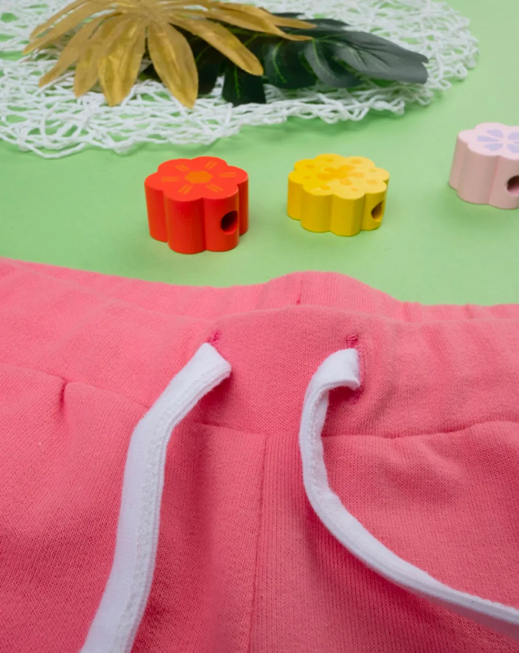 Prenatal Jeans Pantaloni E Salopette-Short French Terry Bimba Rosa